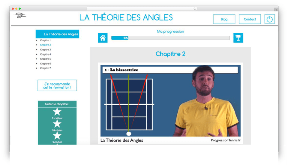 La Théorie des Angles : tactique tennis ultra efficace